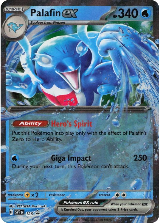 Palafin ex - SVP126 - Pokemon Scarlet & Violet promo