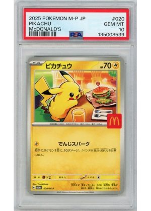 Pikachu 020/M-P PSA 10