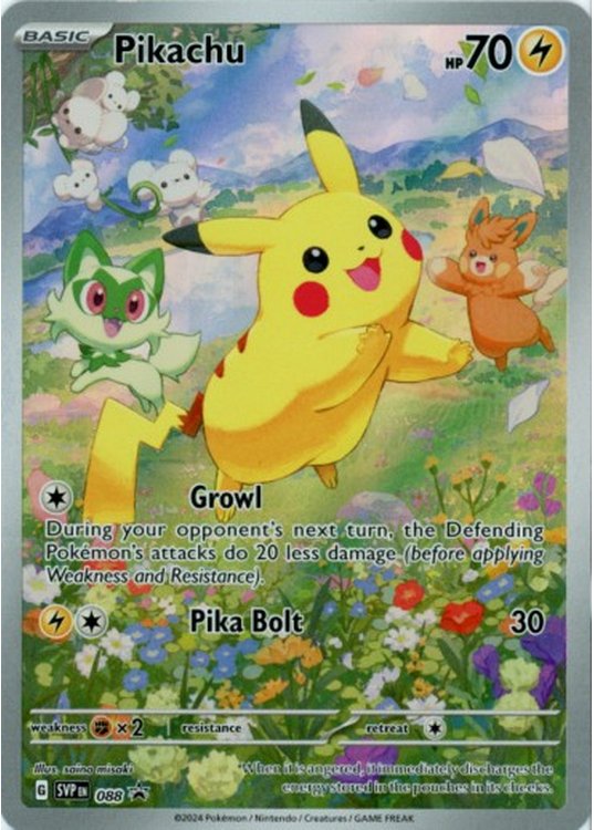 Pikachu - SVP088 - Pokemon Scarlet & Violet promo