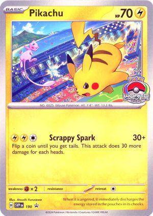 Pikachu - SVP190 - Pokemon Scarlet & Violet promo
