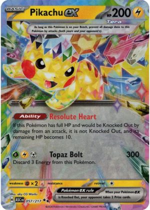 Pikachu ex - 057/217