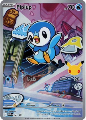 Piplup - MEP042 - Pokemon Mega Evolution promo
