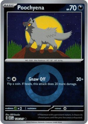 Poochyena - 128/217 - Reverse (Energy Symbol)