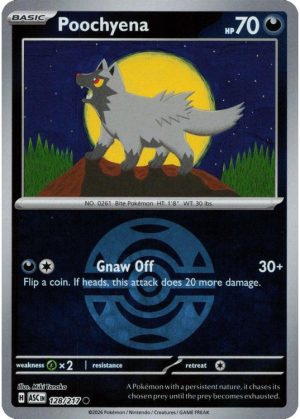 Poochyena - 128/217 - Reverse (Poke Ball)