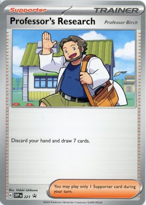 Professor's Research - SVP221 - Pokemon Scarlet & Violet promo