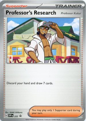 Professor's Research - SVP222 - Pokemon Scarlet & Violet promo