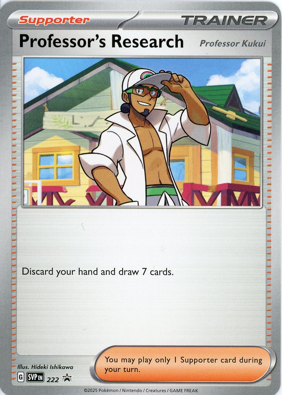 Professor's Research - SVP222 - Pokemon Scarlet & Violet promo