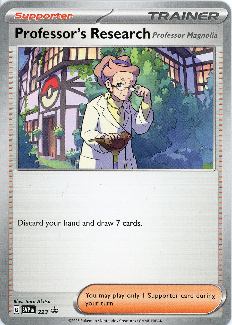 Professor's Research - SVP223 - Pokemon Scarlet & Violet promo