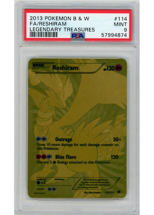 Reshiram 114/113 PSA 9