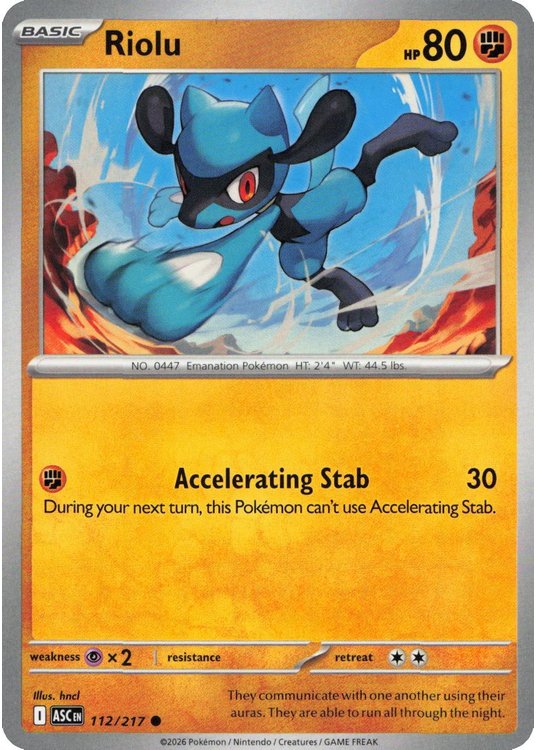 Riolu – 112/217