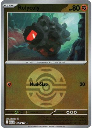 Rolycoly - 118/217 - Reverse (Poke Ball)