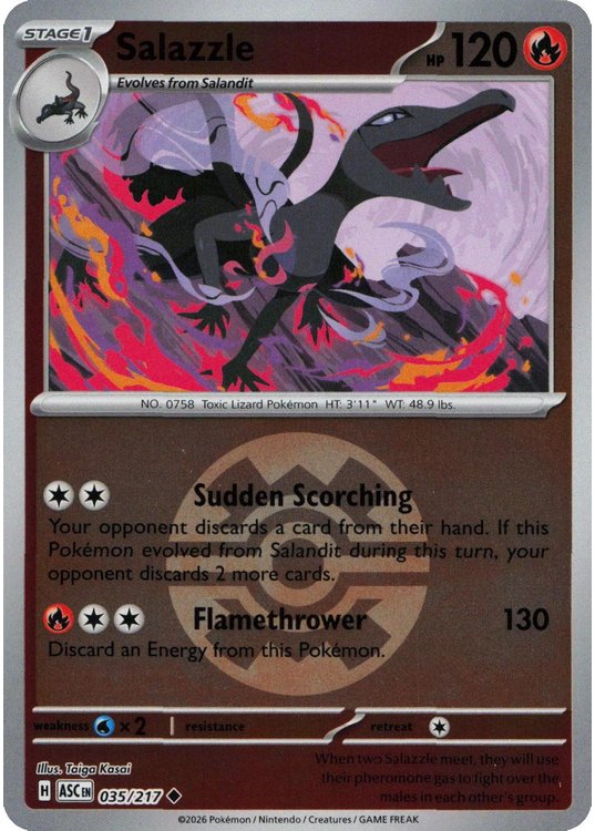 Salazzle - 035/217 - Reverse (Poke Ball)
