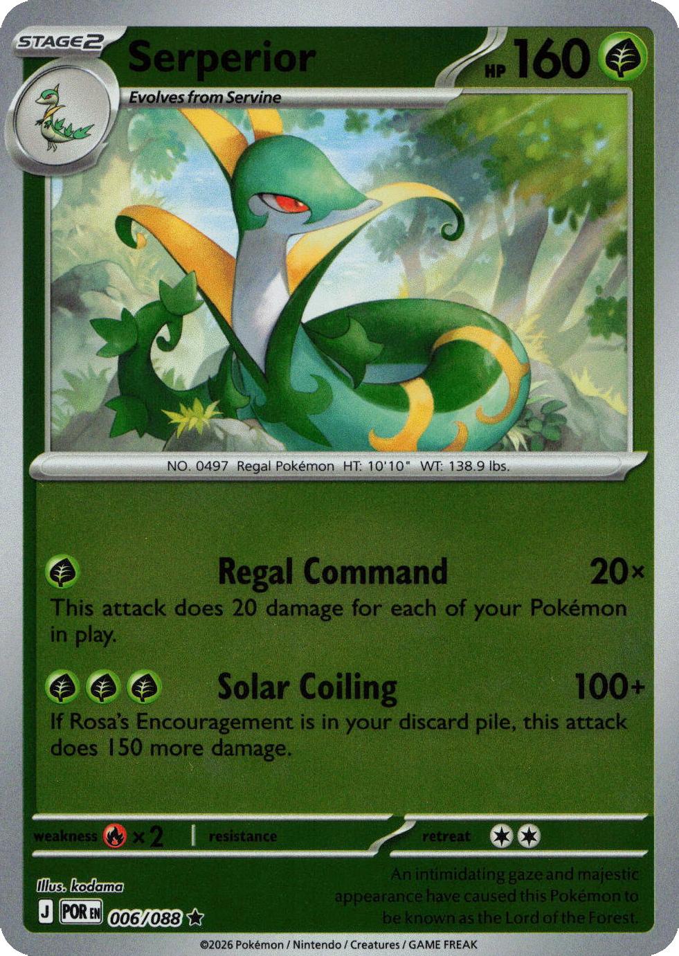Serperior - 006/088 - Reverse