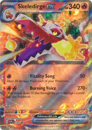 Skeledirge ex - SVP034 - Pokemon Scarlet & Violet promo