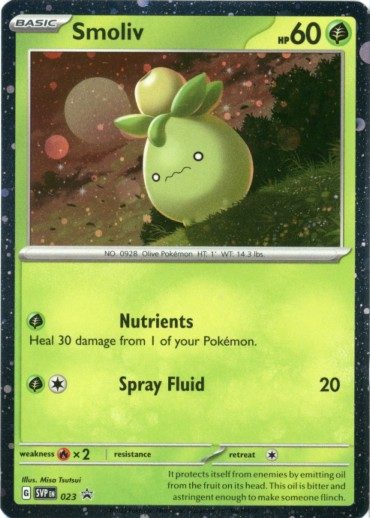 Smoliv - SVP023 - Pokemon Scarlet & Violet promo