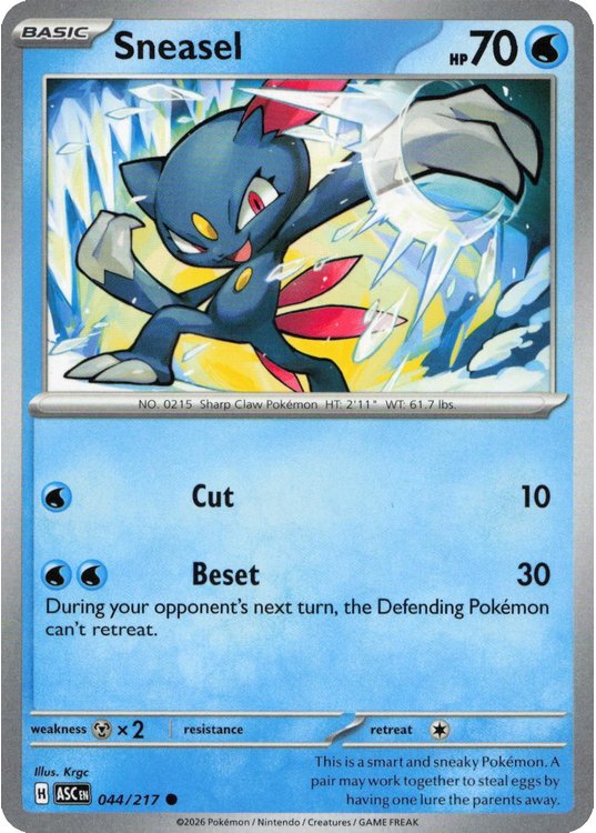 Sneasel – 044/217