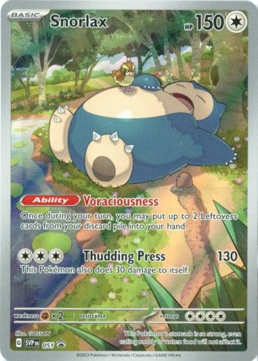 Snorlax - SVP051 - Pokemon Scarlet & Violet promo