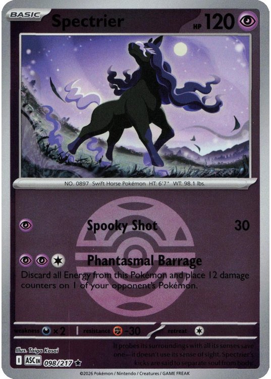Spectrier - 098/217 - Reverse (Poke Ball)