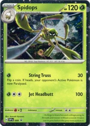 Spidops - SVP009 - Pokemon Scarlet & Violet promo