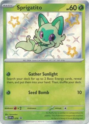 Sprigatito - SVP076 - Pokemon Scarlet & Violet promo