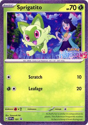 Sprigatito - SVP191 - Pokemon Scarlet & Violet promo