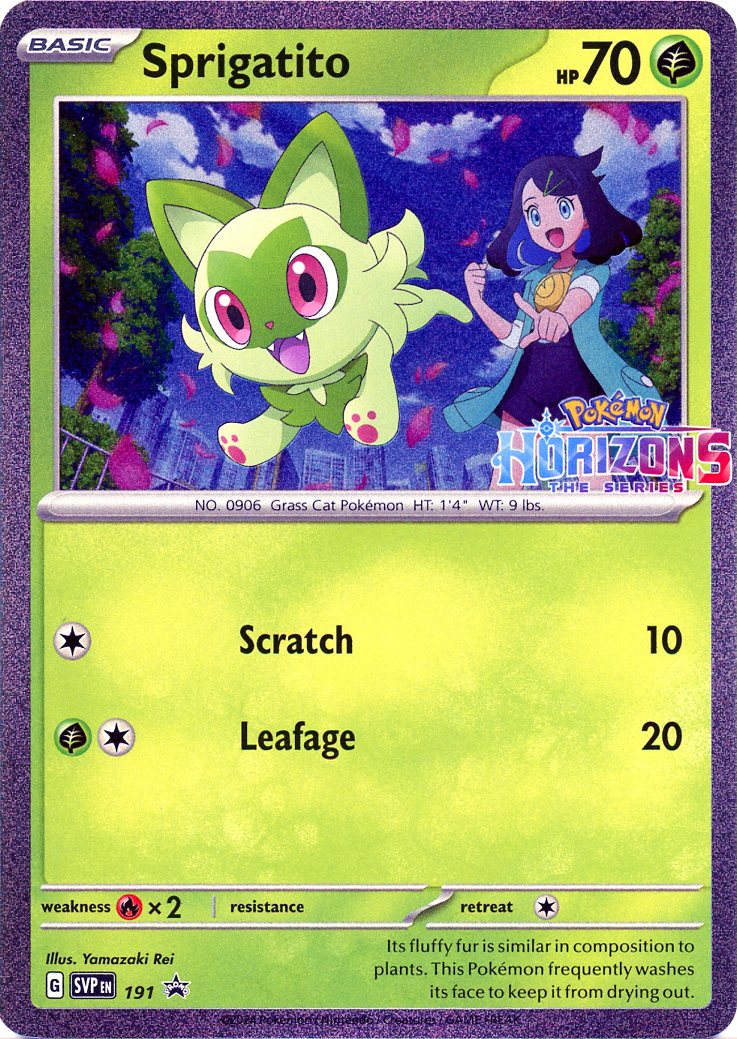 Sprigatito - SVP191 - Pokemon Scarlet & Violet promo