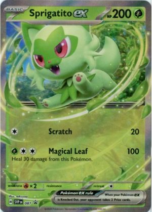 Sprigatito ex - SVP087 - Pokemon Scarlet & Violet promo