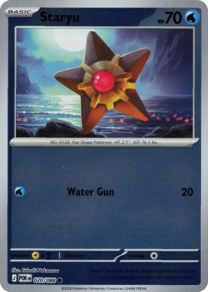 Staryu - 020/088 - Reverse