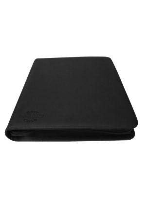 Stor samlemappe til pokemonkort (9 kort pr. side) - Toploader mappe i høj kvalitet: 9-pocket  - Sort - forside