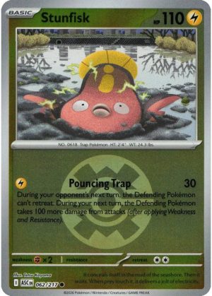 Stunfisk - 062/217 - Reverse (Poke Ball)