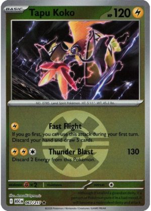 Tapu Koko - 067/217 - Reverse (Poke Ball)