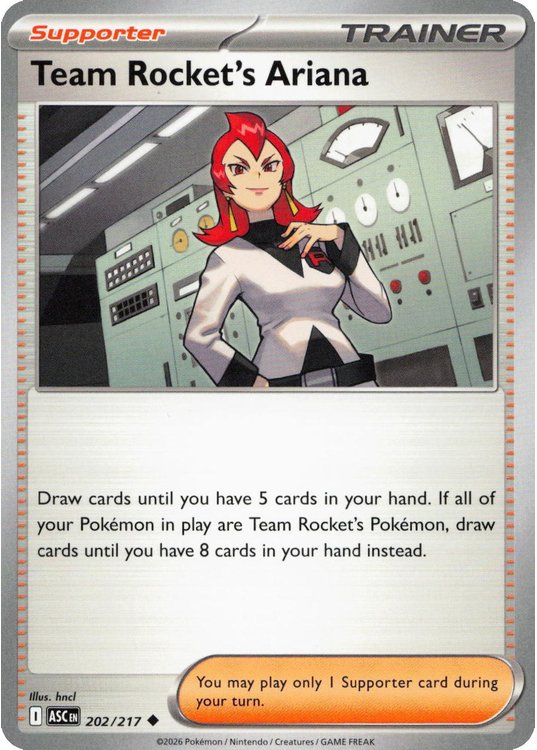 Team Rocket’s Ariana – 202/217