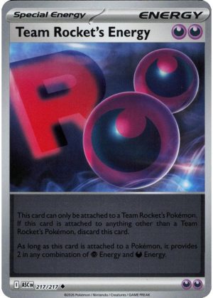 Team Rocket's Energy - 217/217 - Reverse
