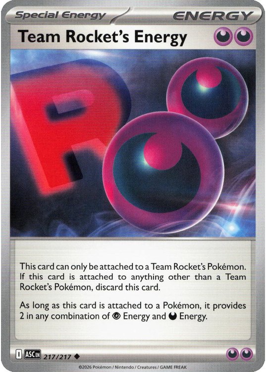 Team Rocket's Energy - 217/217