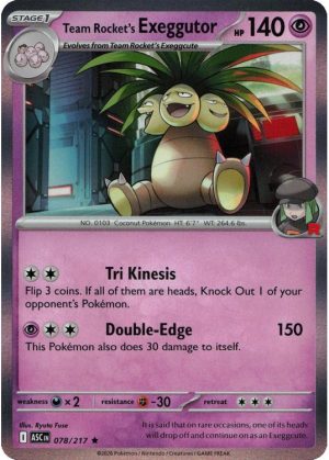 Team Rocket's Exeggutor - 078/217 (Holo)