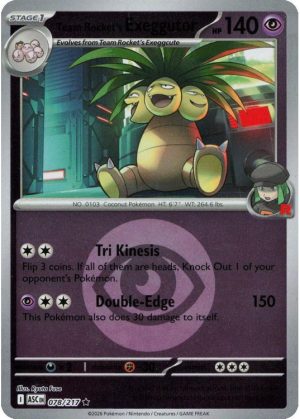 Team Rocket's Exeggutor - 078/217 - Reverse (Energy Symbol)