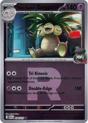 Team Rocket's Exeggutor - 078/217 - Reverse (Poke Ball)