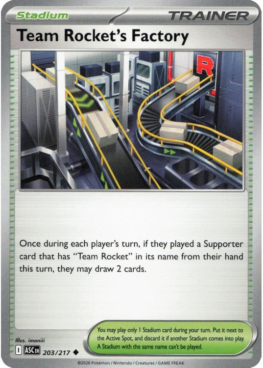 Team Rocket’s Factory – 203/217