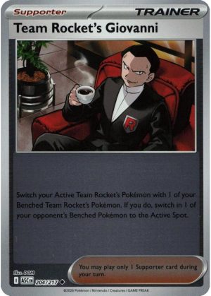 Team Rocket's Giovanni - 204/217 - Reverse