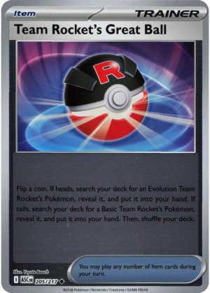 Team Rocket's Great Ball - 205/217 - Reverse