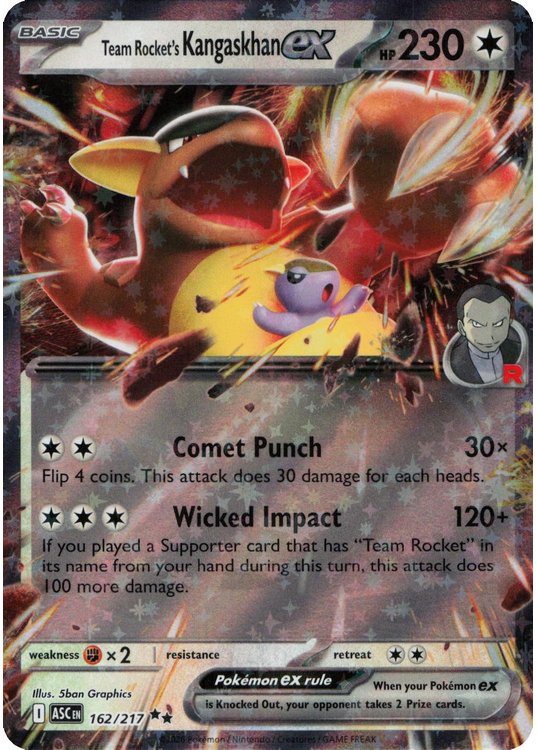 Team Rocket’s Kangaskhan ex – 162/217
