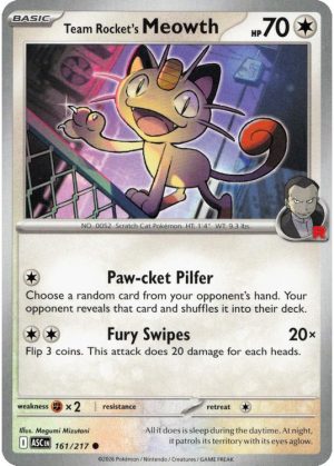 Team Rocket's Meowth - 161/217