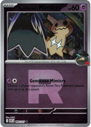 Team Rocket's Mimikyu - 097/217 - Reverse (Poke Ball)