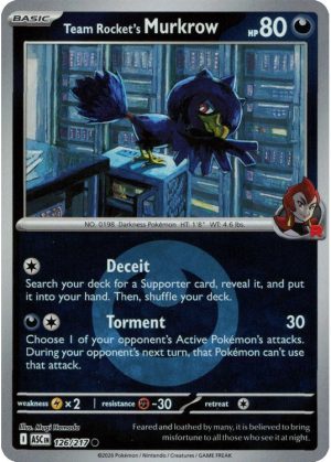 Team Rocket's Murkrow - 126/217 - Reverse (Energy Symbol)