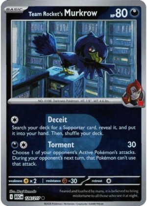 Team Rocket's Murkrow - 126/217 - Reverse (Poke Ball)