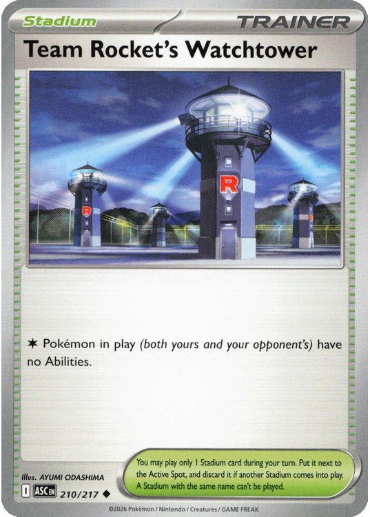 Team Rocket's Watchtower - 210/217
