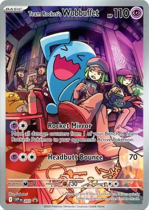 Team Rocket's Wobbuffet - SVP203 - Pokemon Scarlet & Violet promo