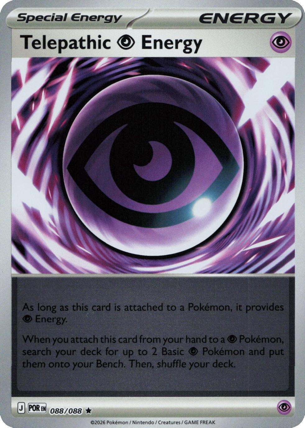 Telepathic Psychic Energy – 088/088 – Reverse