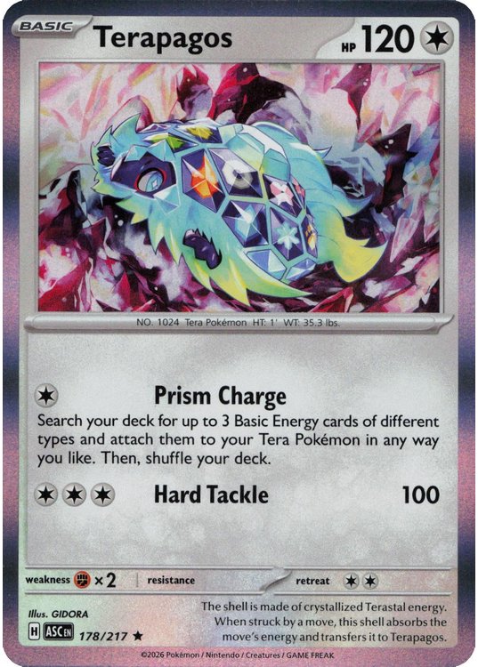 Terapagos - 178/217 (Holo)