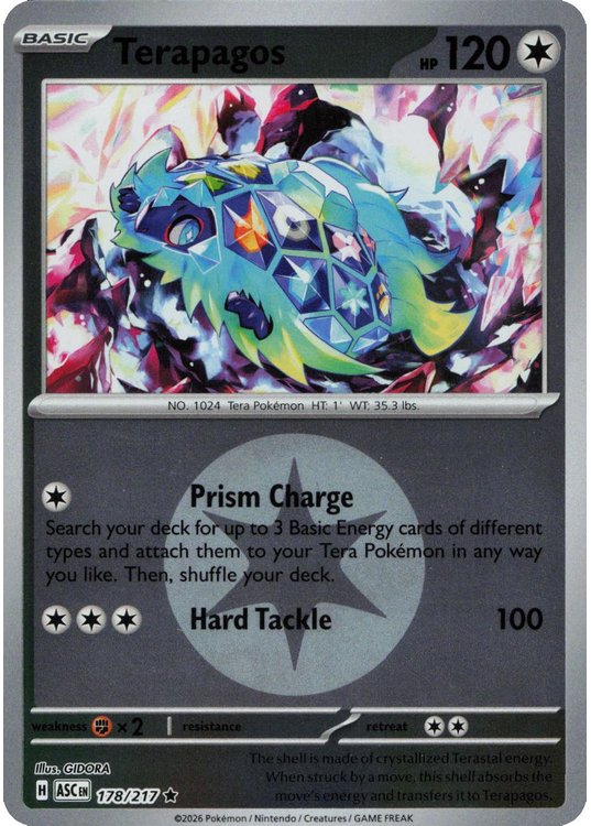 Terapagos - 178/217 - Reverse (Energy Symbol)